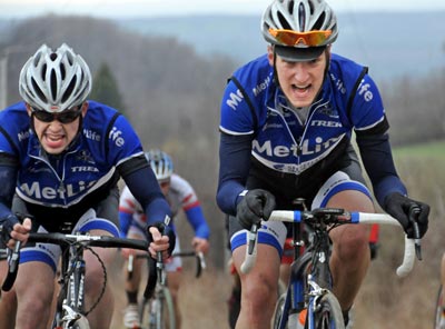 Riders show the strain at Battenkill 2009